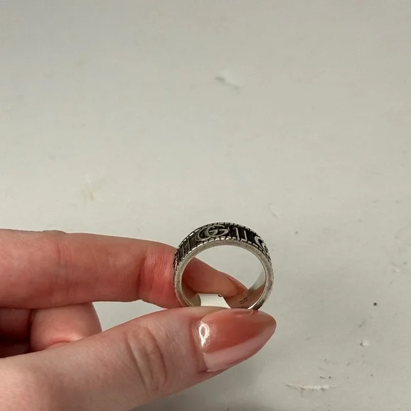 Gucci Sterling Silver GG Marmont Band - Picture 3 of 8